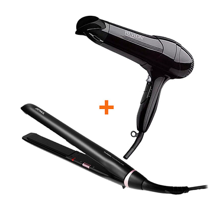 Planchita Classic Tourmaline + Secador de Cabello Revlon – Expertienda